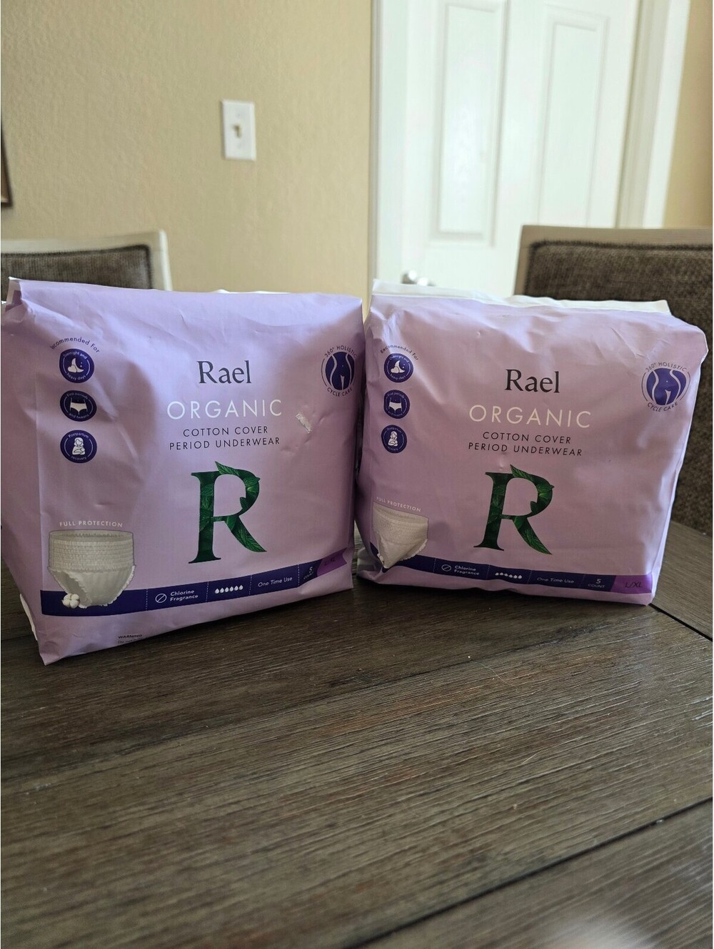 Lot of 2! Rael Organic Cotton Cover Period Underwear - Medium